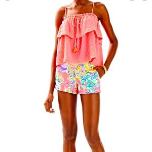 🐚  Lilly Pulitzer Hot Pink Mays Top